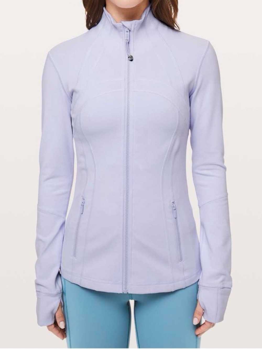 Lululemon Hooded Define Jacket Light Purple Zip Up Size 4
